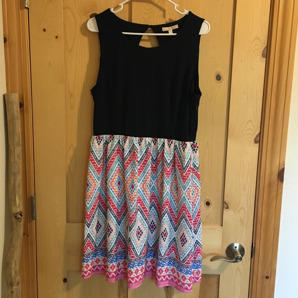 Skies Are Blue Navy Dress Size Large